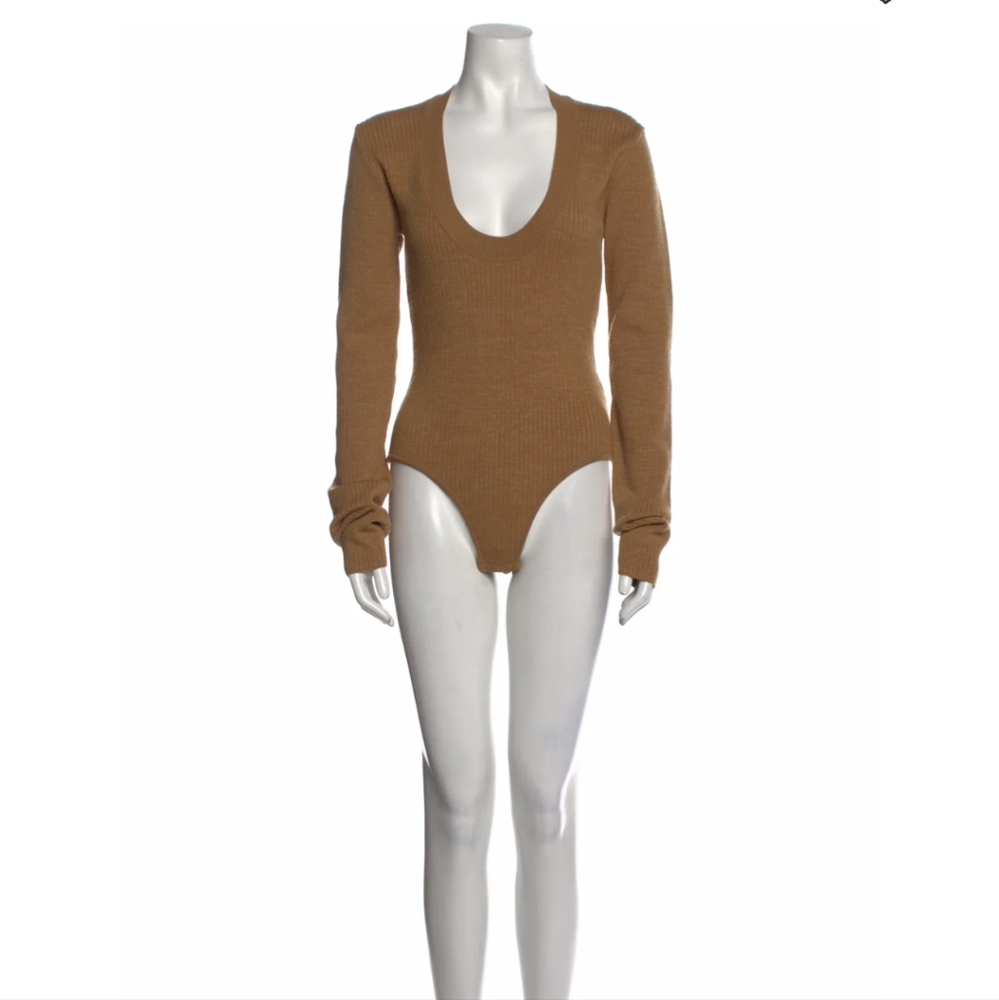 Bottega Veneta U-Neck Long sleeve Bodysuit